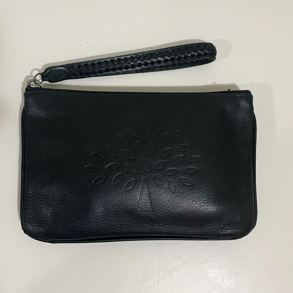 Mulberry Leather Clutch